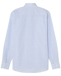 Robert Talbott Robert Talbott Reynolds Check Linen-Blend Shirt