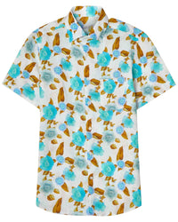Robert Talbott Robert Talbott Morgan Floral Print Linen Shirt