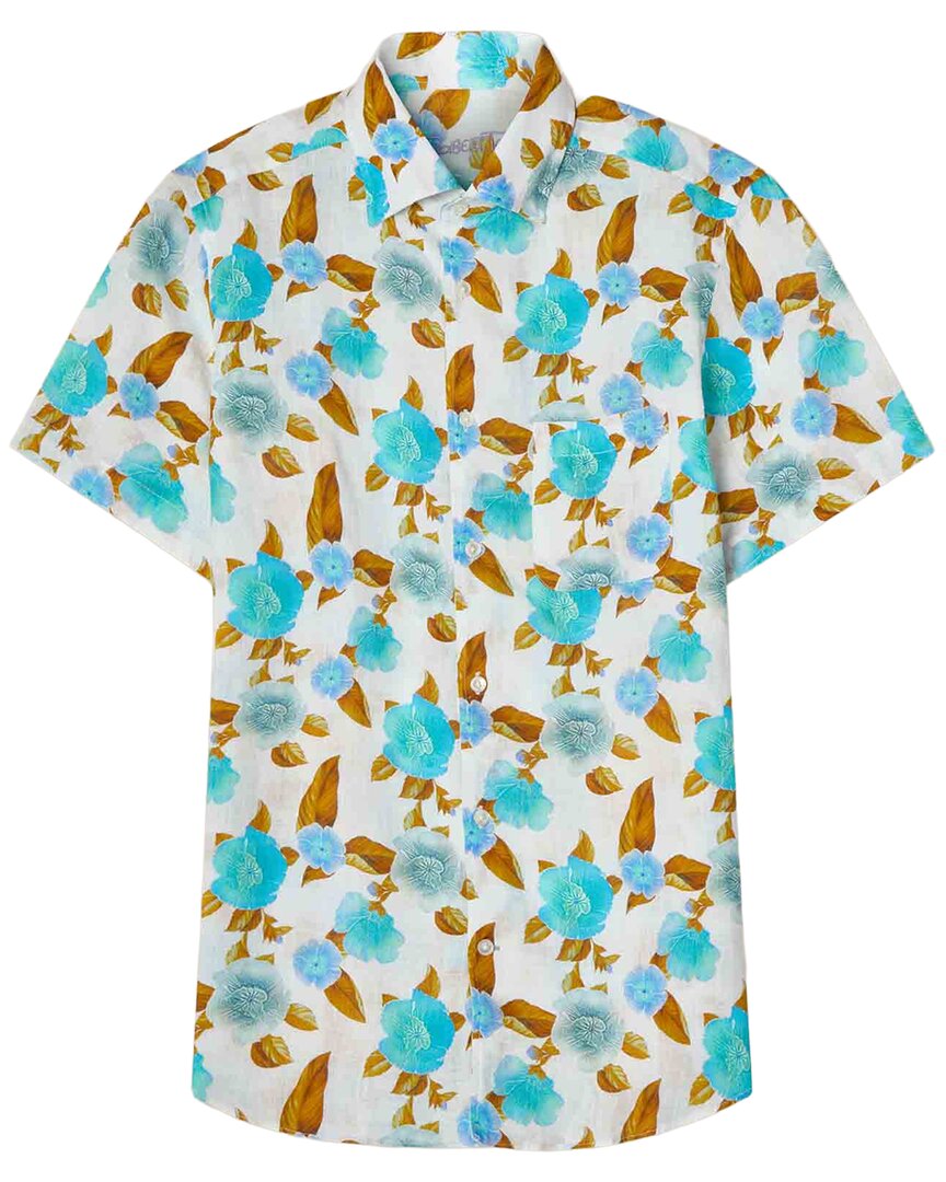Robert Talbott Robert Talbott Morgan Floral Print Linen Shirt