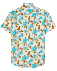 Robert Talbott Robert Talbott Morgan Floral Print Linen Shirt