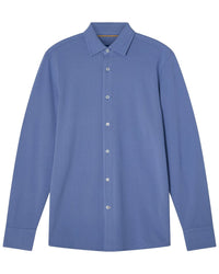 Robert Talbott Robert Talbott Lion Long Sleeve Knit Shirt