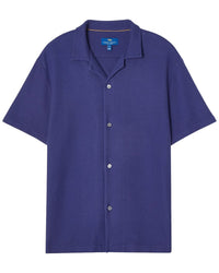 Robert Talbott Robert Talbott Williams Waffle Knit Camp Shirt