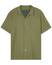 Robert Talbott Robert Talbott Williams Waffle Knit Camp Shirt