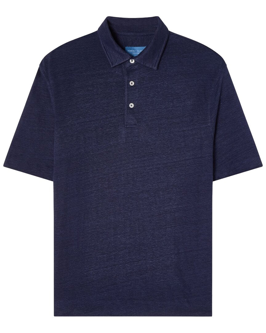 Robert Talbott Robert Talbott Taylor Linen Jersey Polo Shirt