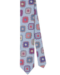 Robert Talbott Robert Talbott Silk & Wool-Blend Large Medallion Necktie