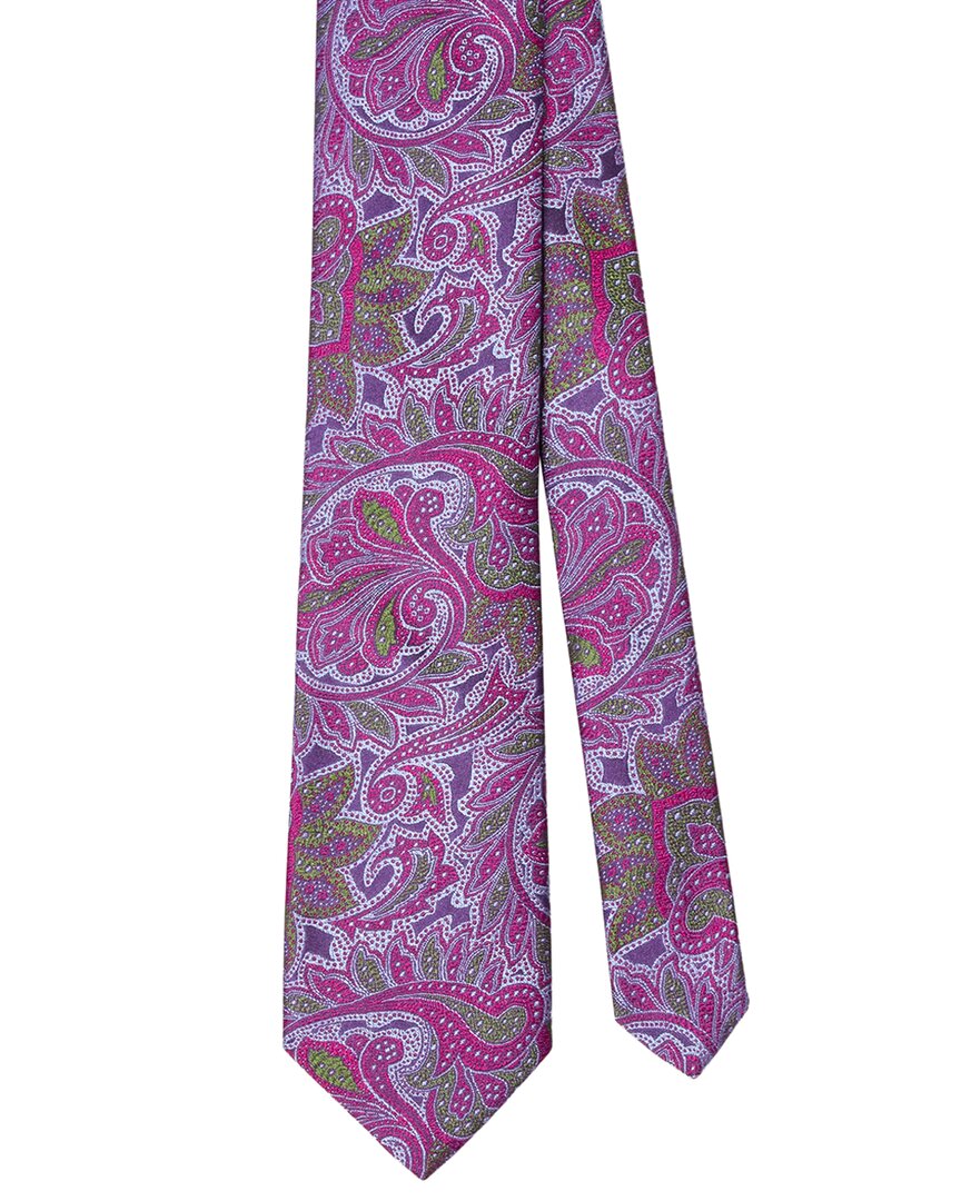 Robert Talbott Robert Talbott Silk Dotted Paisley Necktie