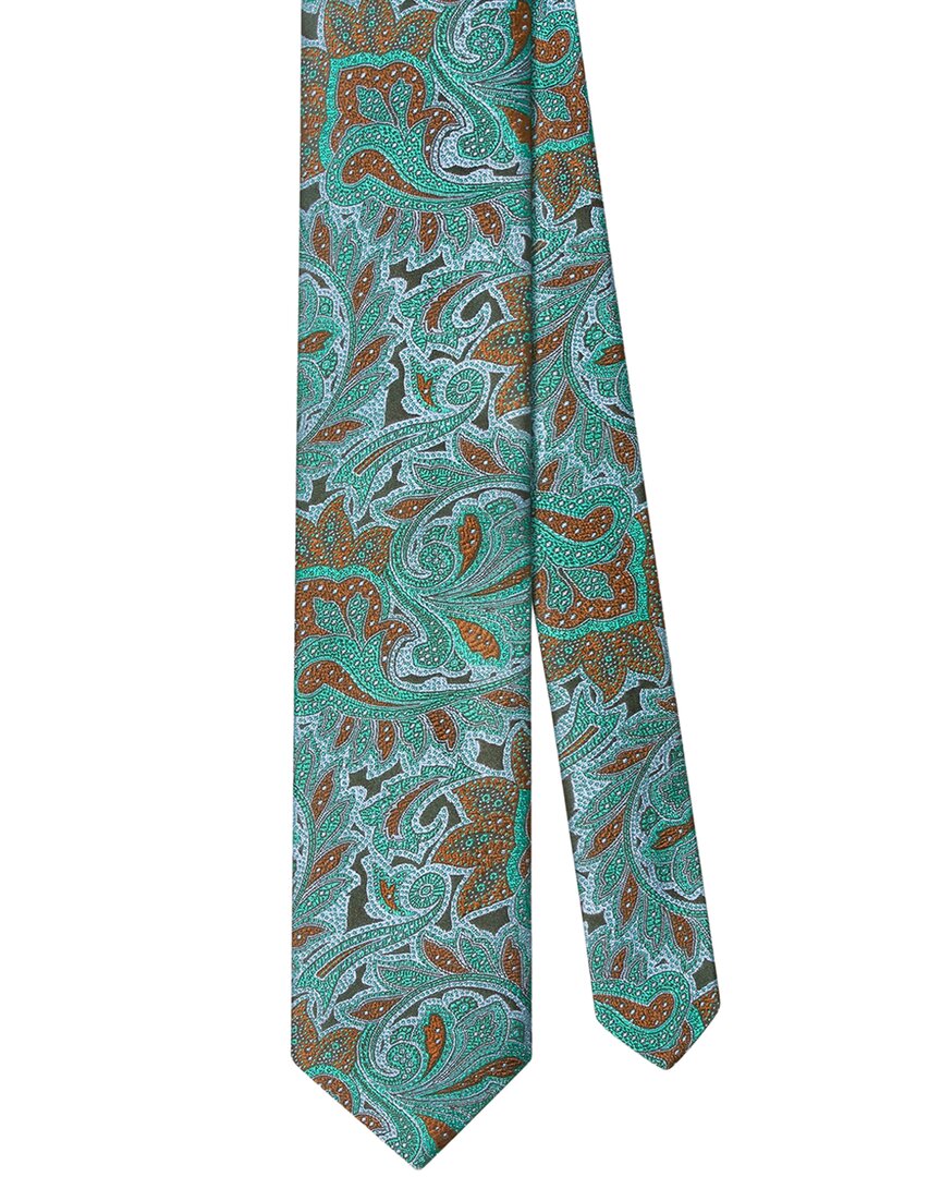 Robert Talbott Robert Talbott Silk Dotted Paisley Necktie