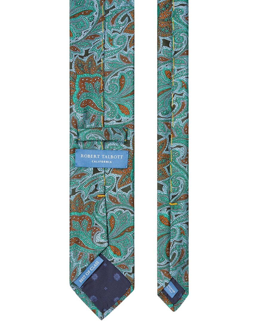 Robert Talbott Robert Talbott Silk Dotted Paisley Necktie
