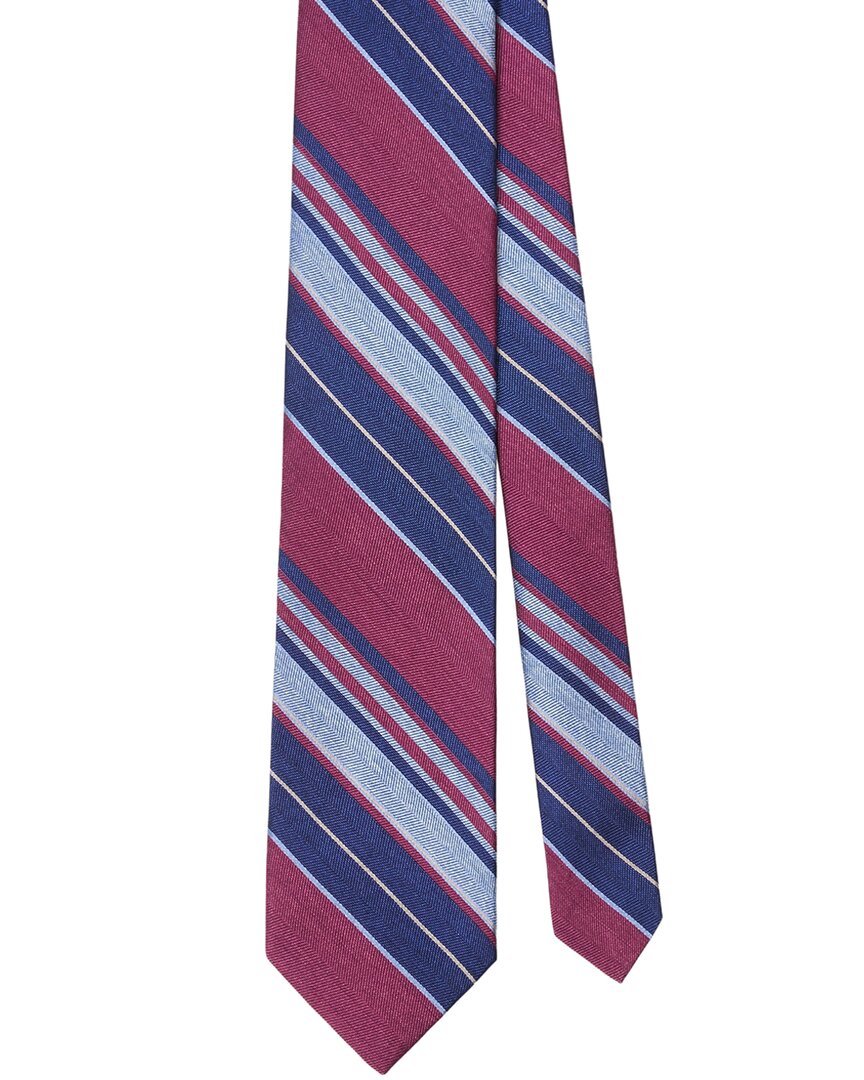 Robert Talbott Robert Talbott Silk Large Multi Repp Necktie