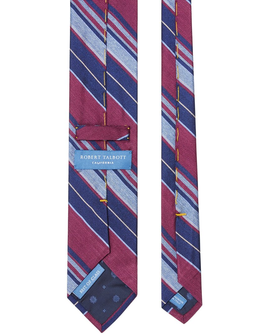 Robert Talbott Robert Talbott Silk Large Multi Repp Necktie