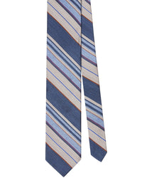 Robert Talbott Robert Talbott Silk Large Multi Repp Necktie