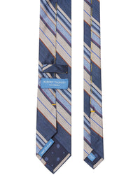 Robert Talbott Robert Talbott Silk Large Multi Repp Necktie