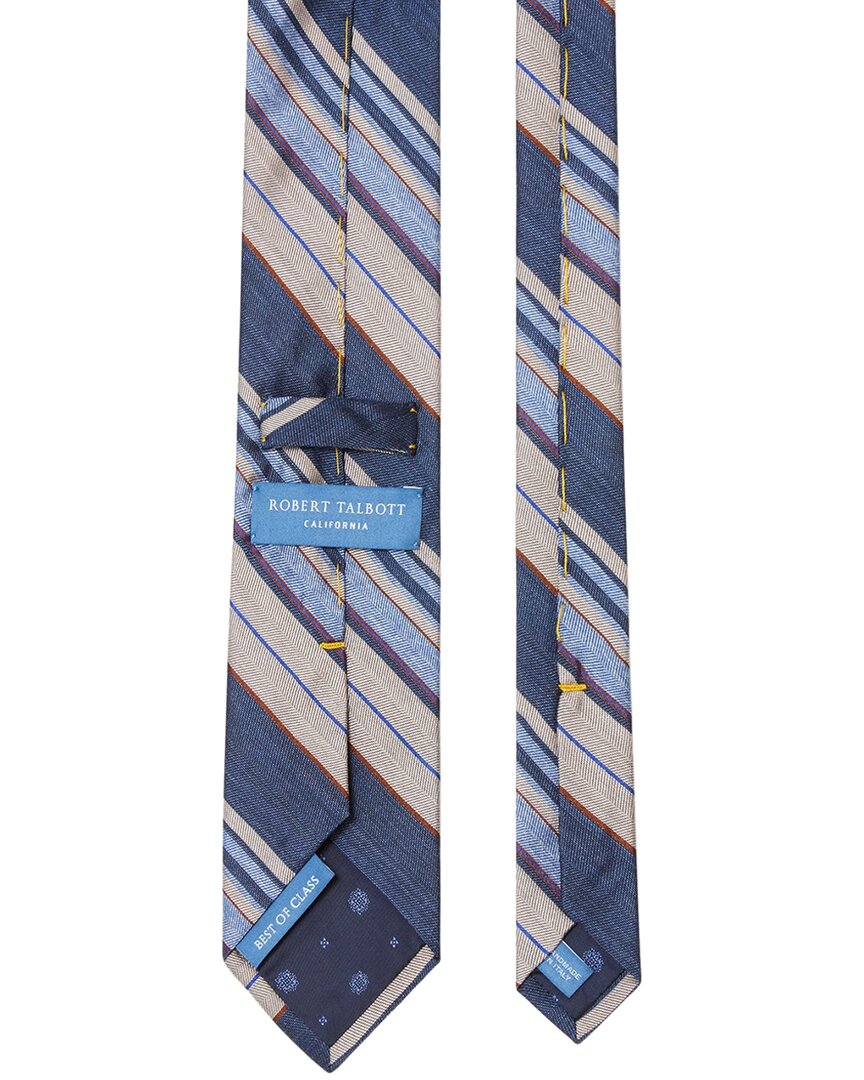 Robert Talbott Robert Talbott Silk Large Multi Repp Necktie