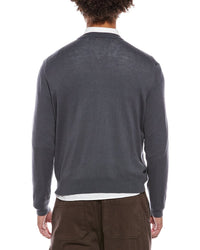 Marni Marni Logo Wool-Blend Crewneck Sweater