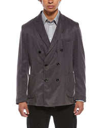 Brioni Brioni Deconstructed Double Breasted Blazer