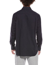 Brioni Brioni Micro Dot Cotton Sport Shirt