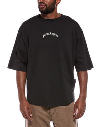 Palm Angels Palm Angels Back Curved Logo Over T-Shirt