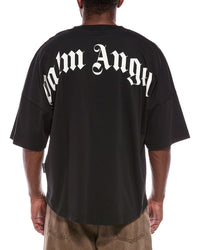 Palm Angels Palm Angels Back Curved Logo Over T-Shirt