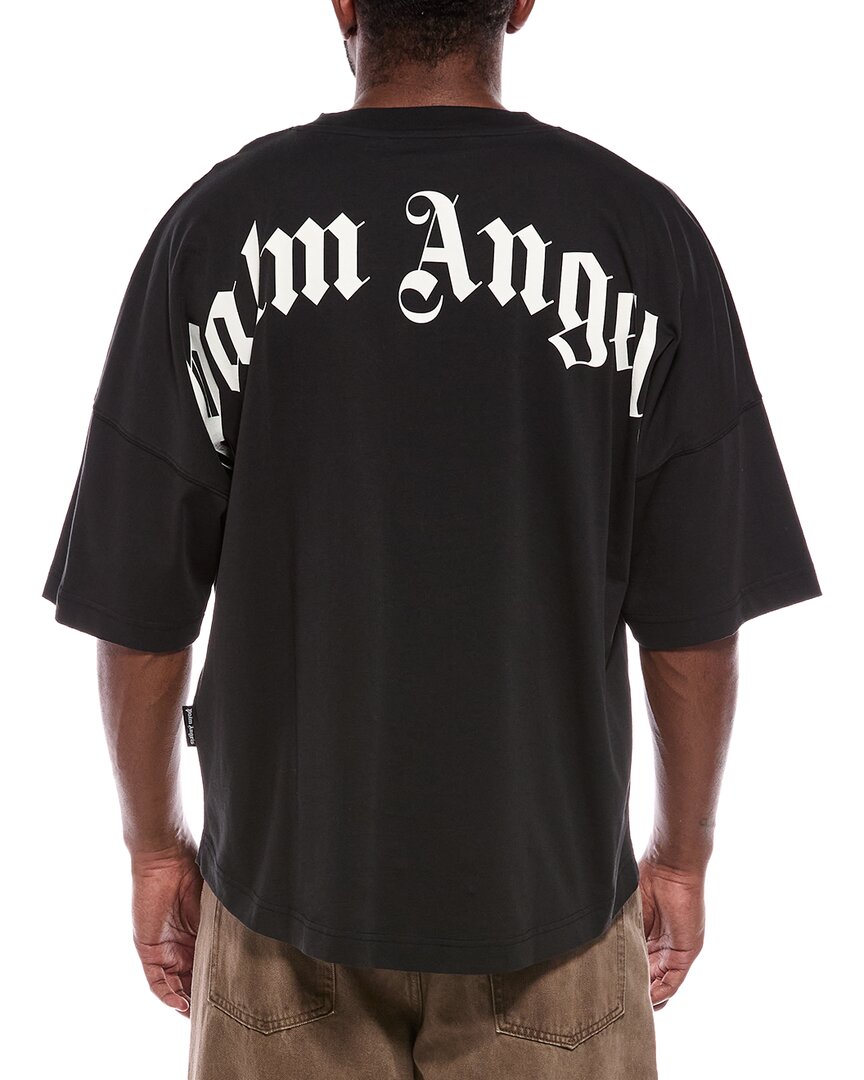 Palm Angels Palm Angels Back Curved Logo Over T-Shirt