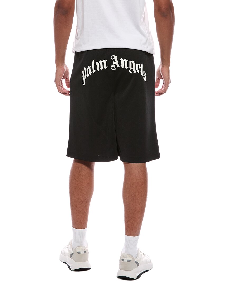Palm Angels Palm Angels Back Curved Logo Track Short
