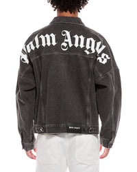 Palm Angels Palm Angels Back Logo Over Denim Jacket