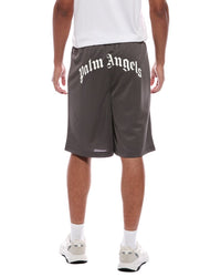 Palm Angels Palm Angels Back Curved Logo Track Short