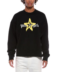 Palm Angels Palm Angels Star Sprayed Crewneck Sweatshirt