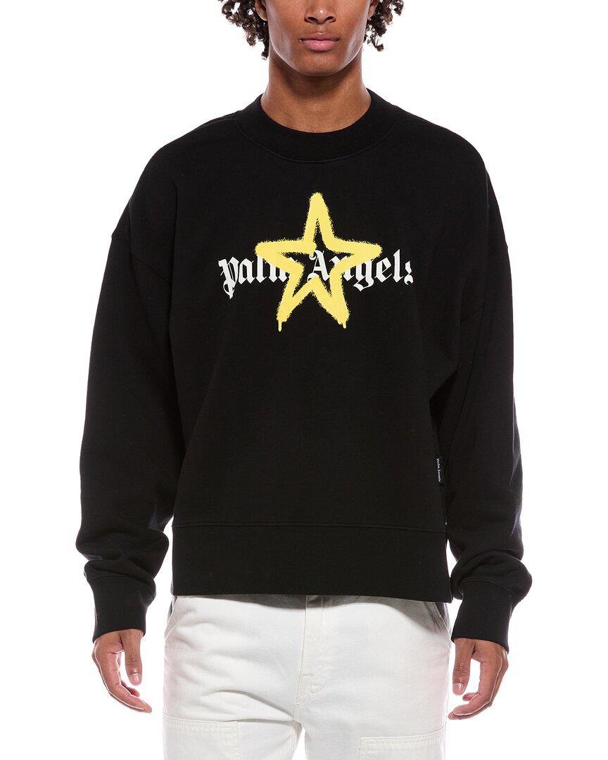 Palm Angels Palm Angels Star Sprayed Crewneck Sweatshirt