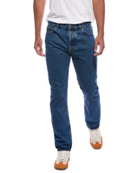 Palm Angels Palm Angels Low Waist Monogram Straight Jean