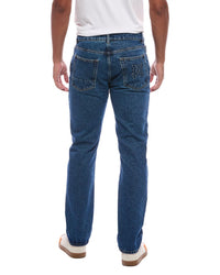 Palm Angels Palm Angels Low Waist Monogram Straight Jean