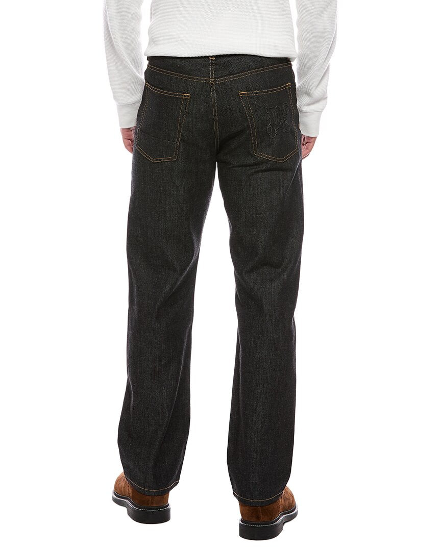 Palm Angels Palm Angels Monogram Studded Loose Jean