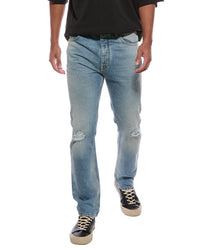 Palm Angels Palm Angels Monogram Regular Straight Jean