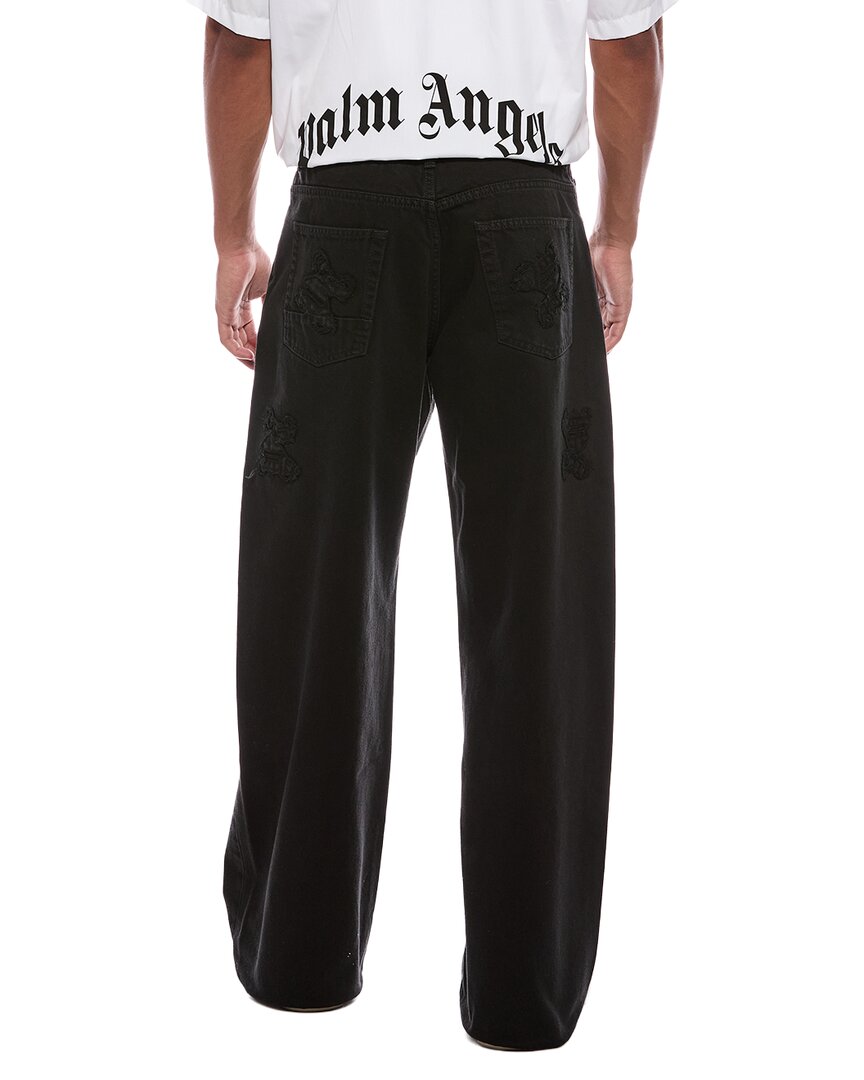 Palm Angels Palm Angels Monogram Loose Denim Pant