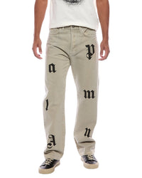 Palm Angels Palm Angels Bull Logo Patch Straight Jean