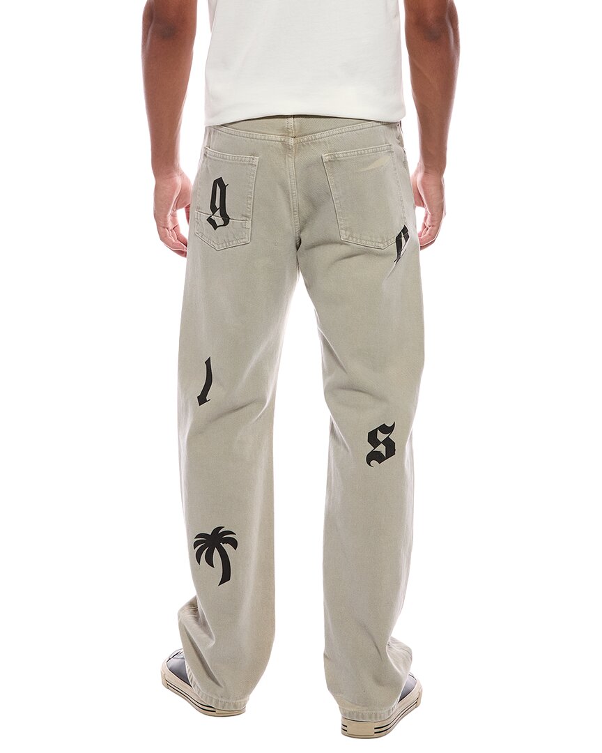 Palm Angels Palm Angels Bull Logo Patch Straight Jean