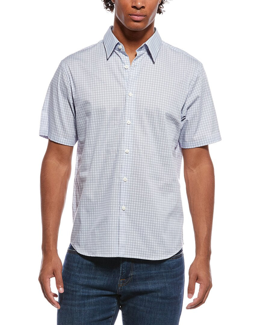 Theory Irving Mini Geo Shirt