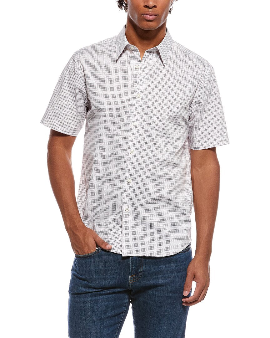 Theory Irving Mini Geo Shirt