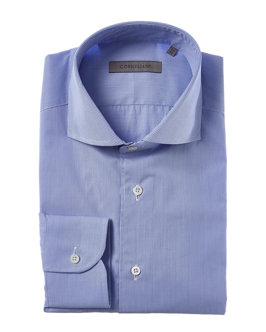 Corneliani Corneliani Checked Poplin Dress Shirt