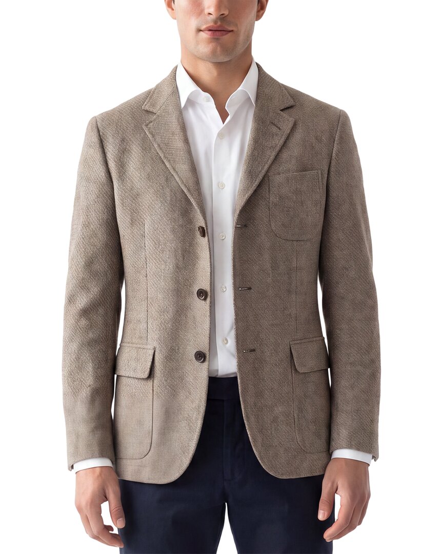 Corneliani Corneliani Cc Collection Virgin Wool & Silk-Blend Jacket