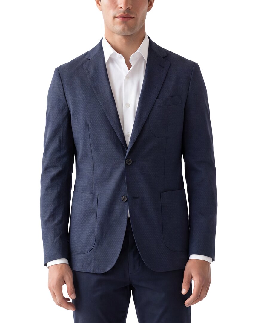 Corneliani Corneliani Cc Collection Jacquard Honeycomb Blazer