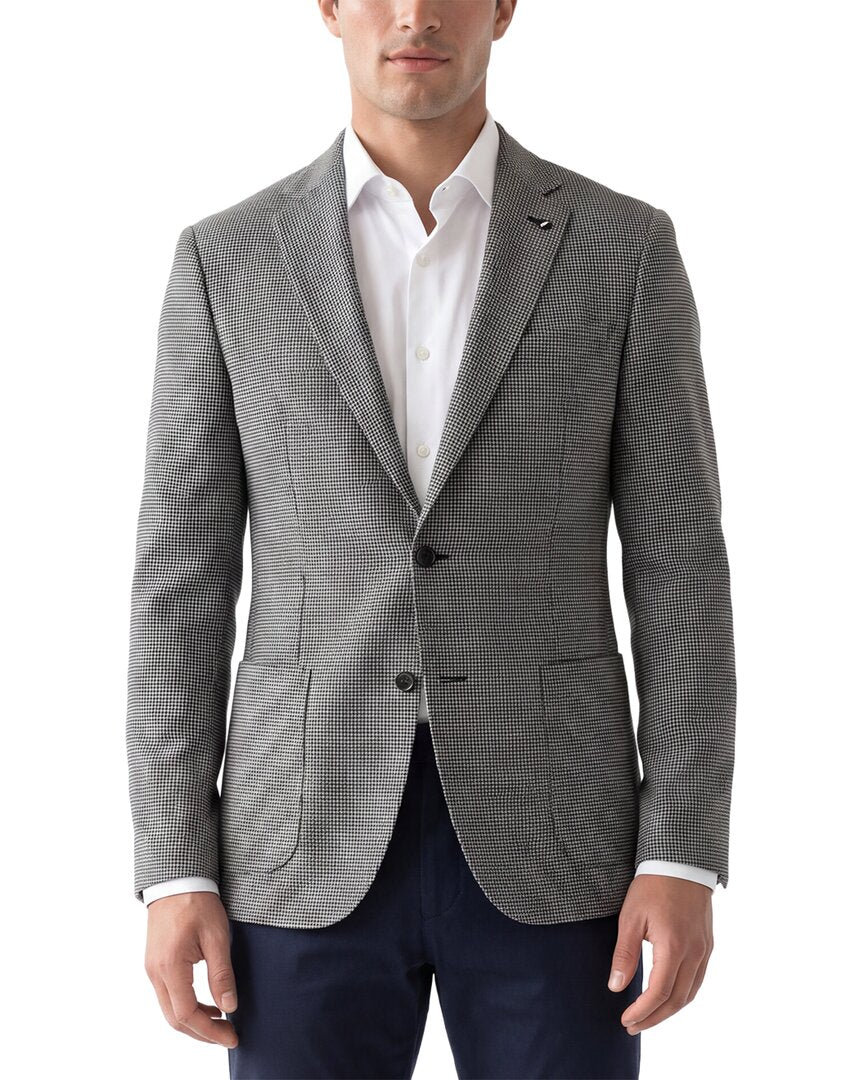 Corneliani Corneliani Cc Collection Pied De Poule Wool Blazer