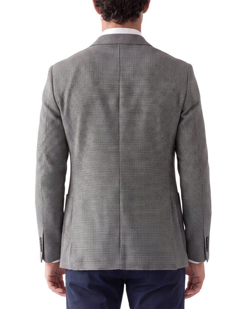 Corneliani Corneliani Cc Collection Pied De Poule Wool Blazer