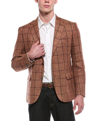 Corneliani Corneliani Cc Collection Virgin Wool & Linen-Blend Jacket