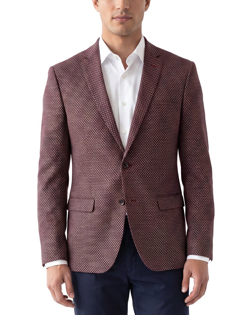 Corneliani Corneliani Cc Collection Half-Lined Wool & Linen-Blend Blazer