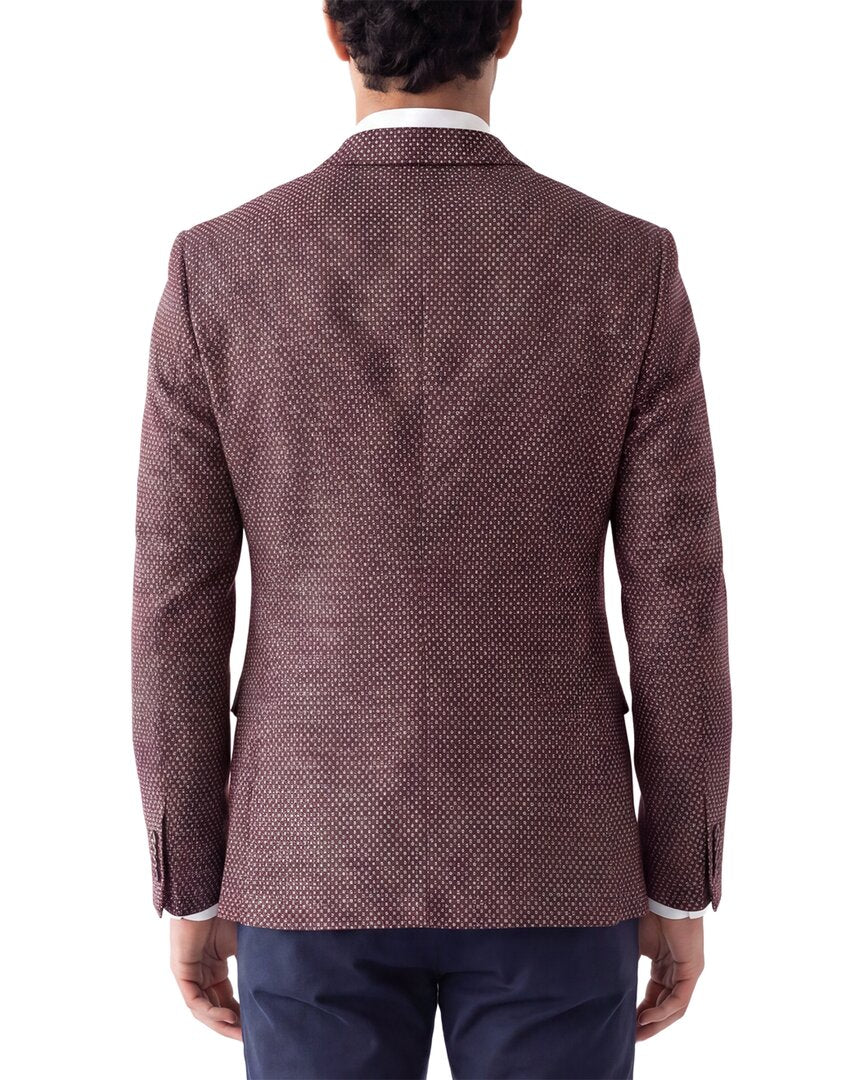 Corneliani Corneliani Cc Collection Half-Lined Wool & Linen-Blend Blazer