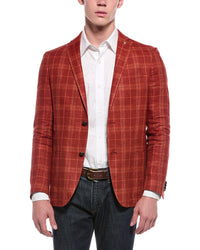 Corneliani Corneliani Cc Collection Tartan Linen Jacket