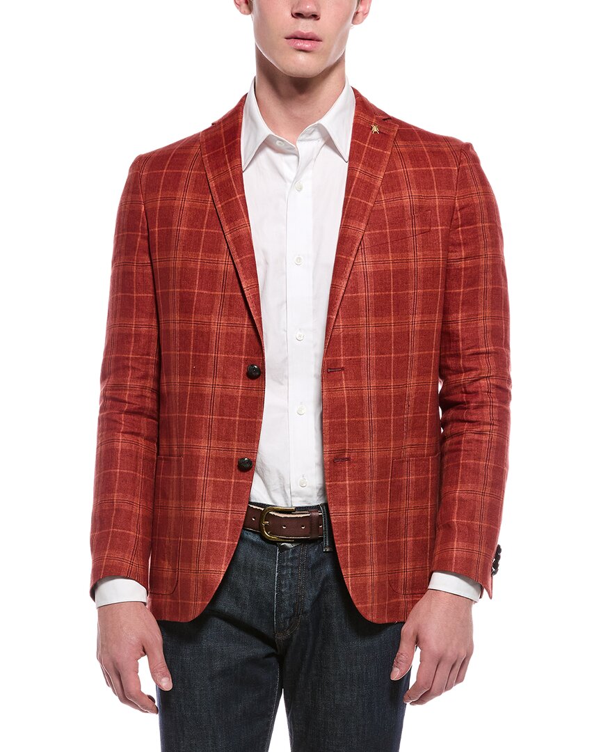 Corneliani Corneliani Cc Collection Tartan Linen Jacket