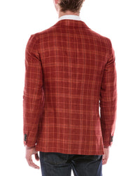 Corneliani Corneliani Cc Collection Tartan Linen Jacket