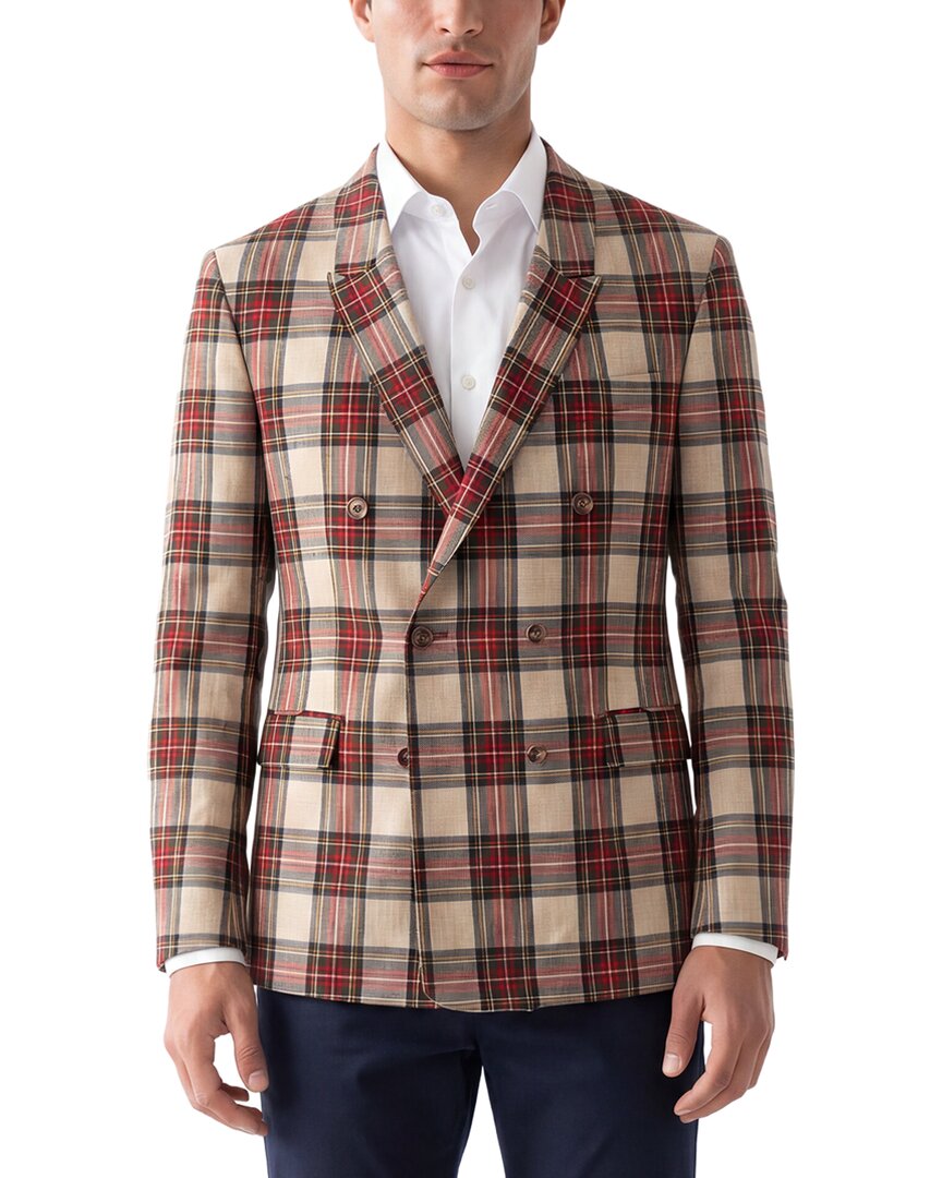Corneliani Corneliani Cc Collection Virgin Wool Double-Breasted Jacket