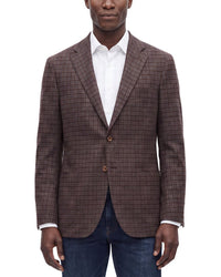 Corneliani Corneliani Cc Collection Road To Excellence Tattersall Check Wool & Angora-